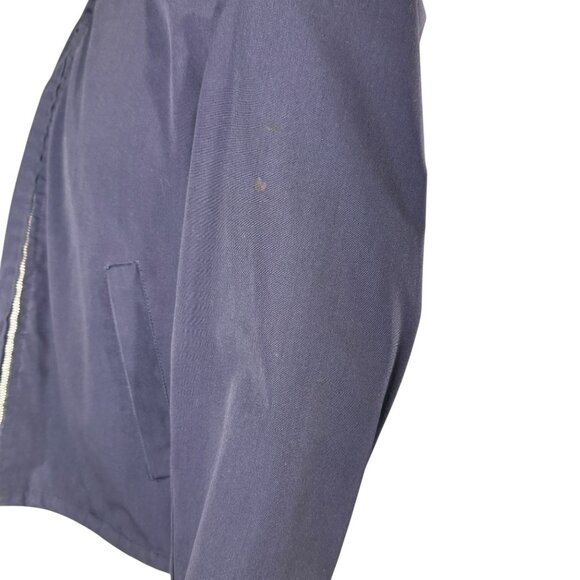 Ceiling Zero By Bauer Mens Weather Resistant Blue Jacket 44R Cotton/Poly Blend - Picture 10 of 10